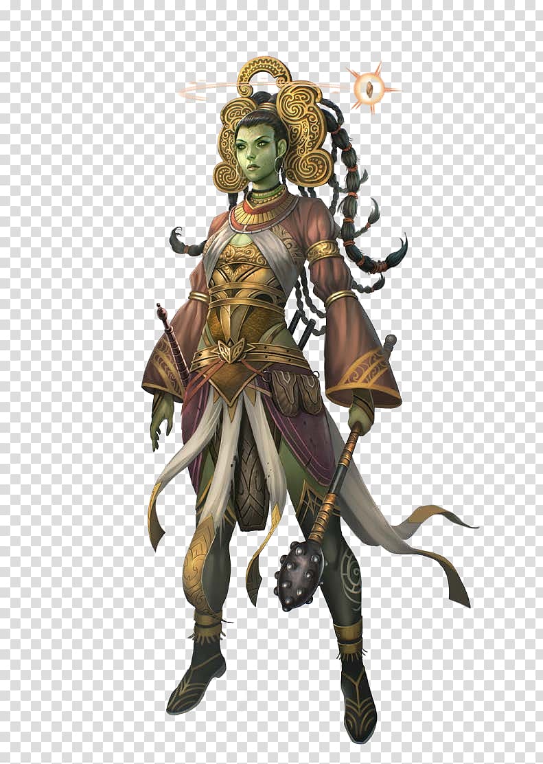 half orc female pathfinder