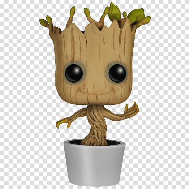 Baby Groot Star-Lord Funko Bobblehead, toy transparent background PNG clipart