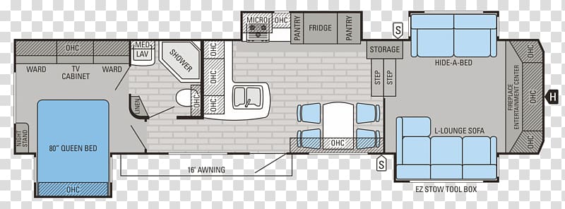 Caravan Park Campervans Camping, furniture floor plan transparent background PNG clipart