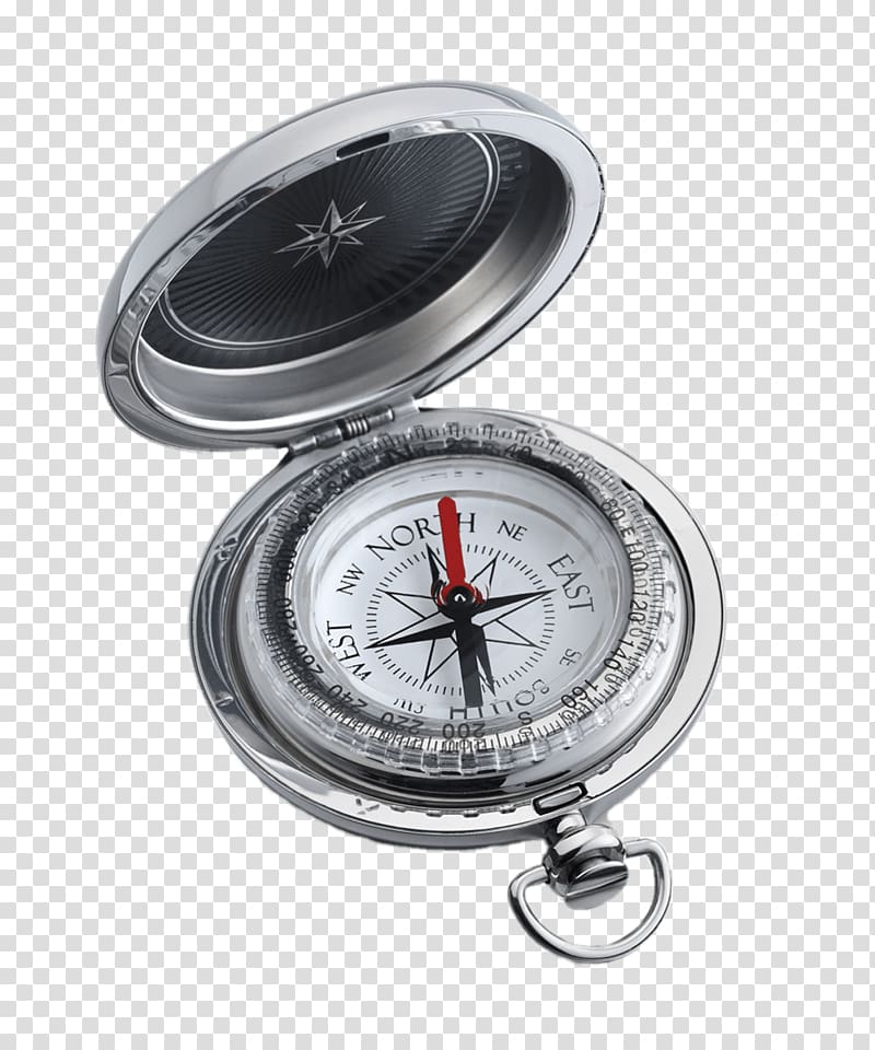 Points of the compass Sundial Cardinal direction Silver, compass transparent background PNG clipart