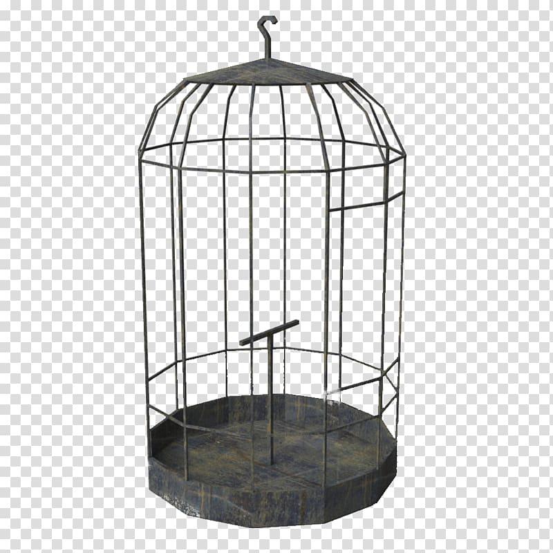 black metal cage illustration, Birdcage Birdcage Parrot, Gray bird cage transparent background PNG clipart