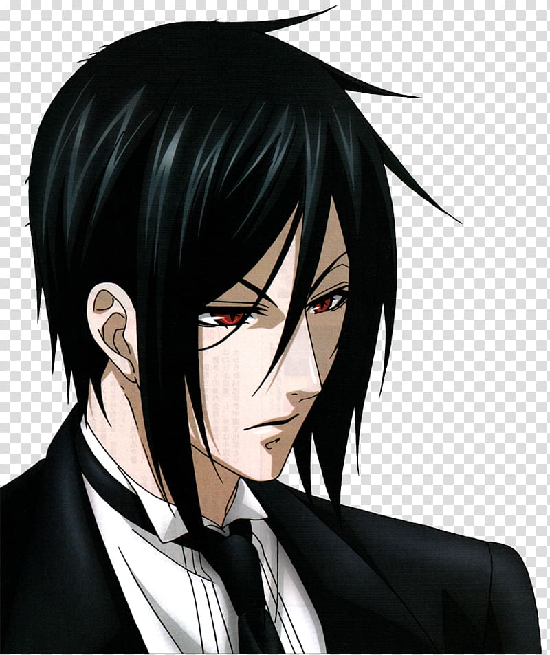 Sebastian Michaelis Ciel Phantomhive Black Butler Anime, sebastian transparent background PNG clipart