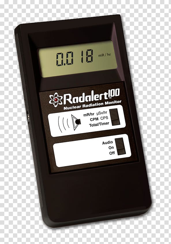 Geiger Counters Radioactive decay X-ray Radiation Measurement, radiation area cordon transparent background PNG clipart