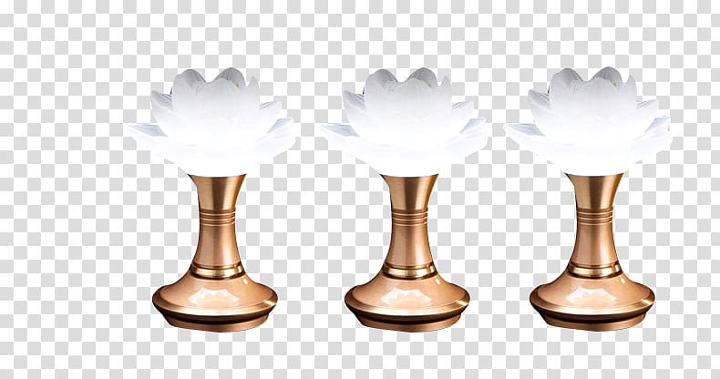 RGB color model, White lotus lamp ornament material transparent background PNG clipart