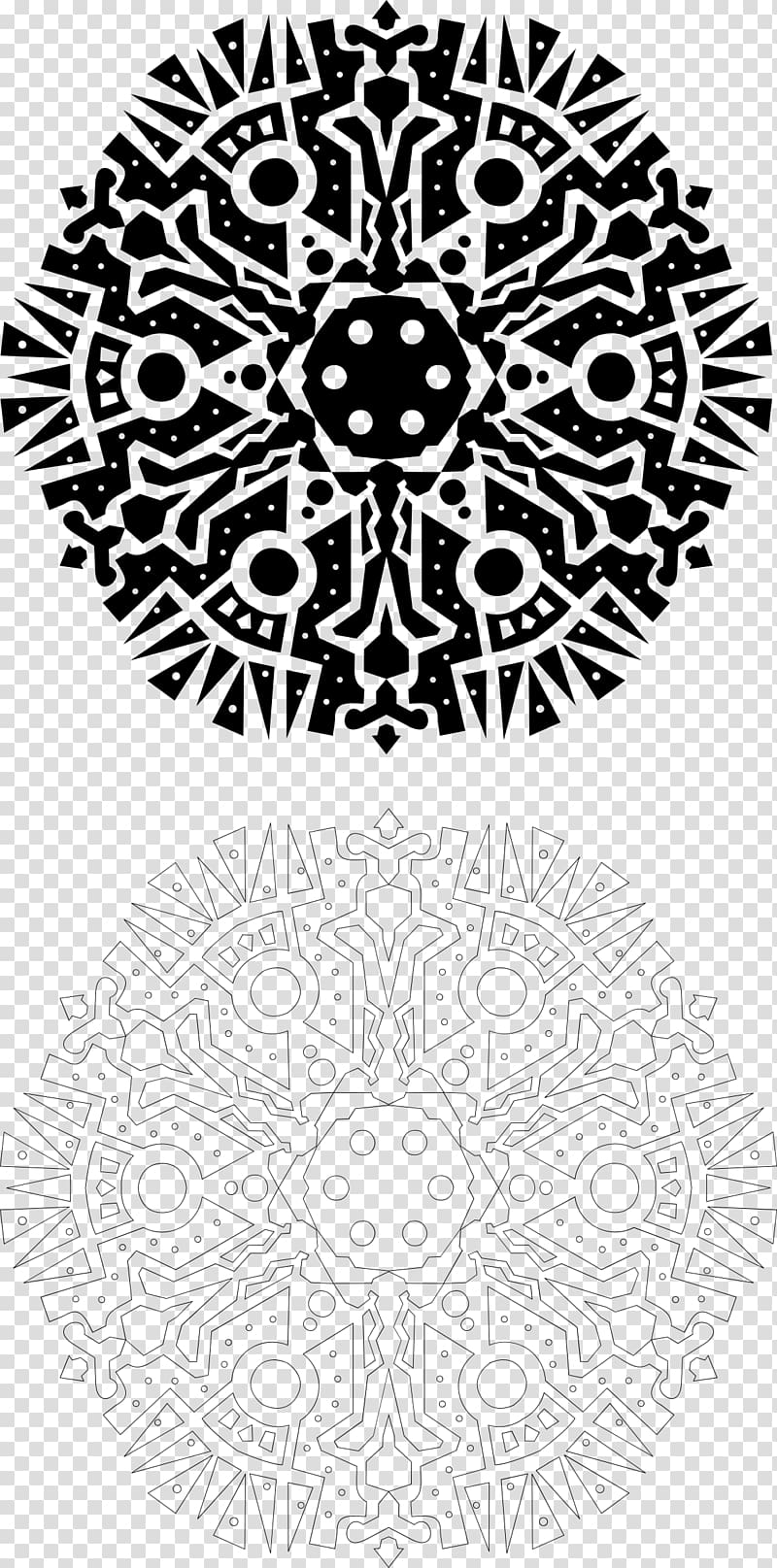 Maya civilization Ornament, tribal pattern transparent background PNG clipart