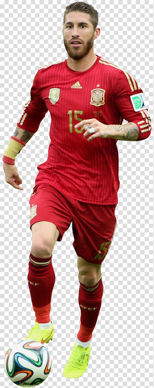 Sergio Ramos Spain national football team Football player, football transparent background PNG clipart