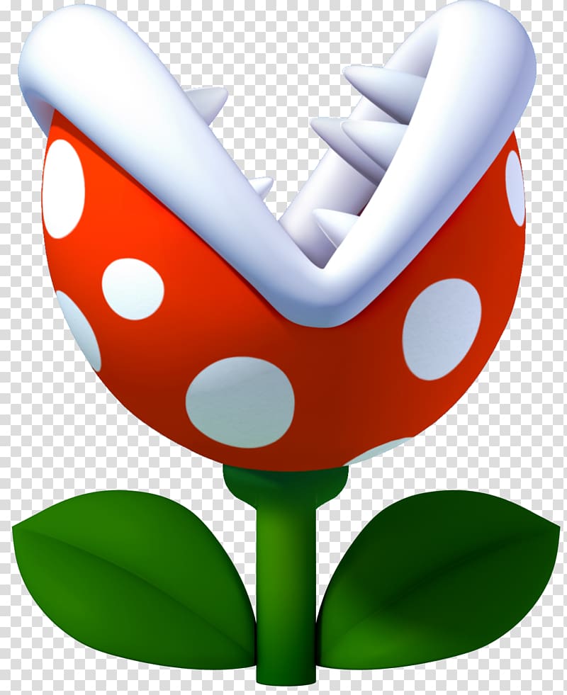 Super Mario plant character , Super Mario Bros. New Super Mario Bros Wii, mario bros transparent background PNG clipart