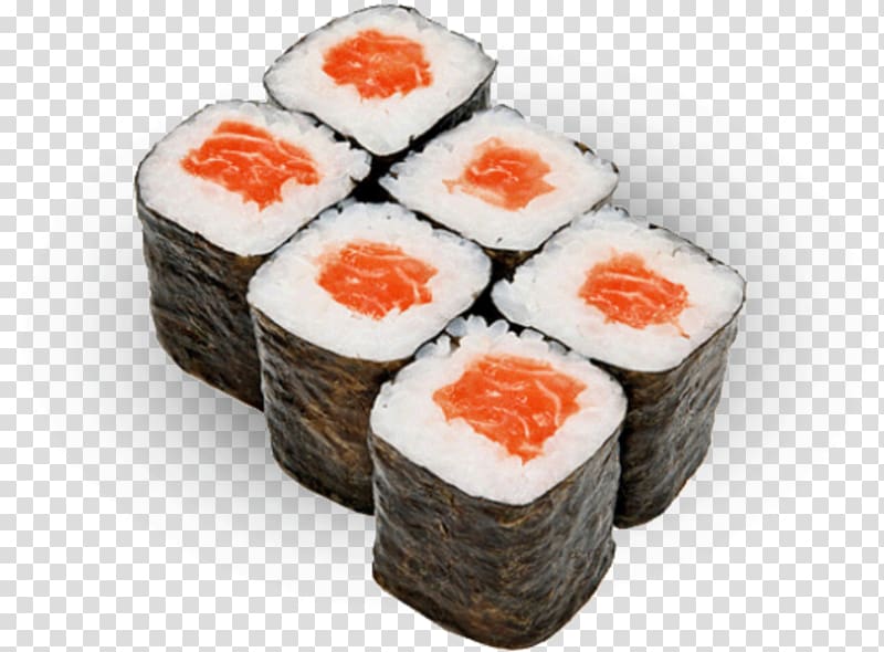 Makizushi Sushi California roll Tamagoyaki Atlantic salmon, sushi transparent background PNG clipart
