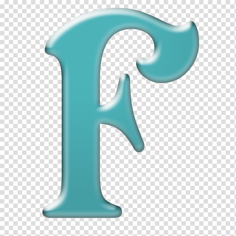 Alphabet Letter F C, teal transparent background PNG clipart
