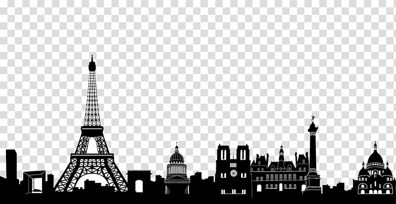 Paris Drawing La Cour Denver's Art Bar Silhouette, Paris transparent background PNG clipart