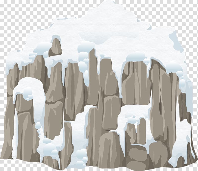 Snow file formats, stones and rocks transparent background PNG clipart