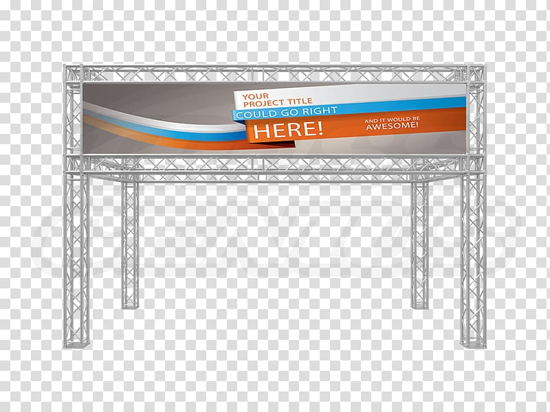 Trade show display Banner Signage Truss, Trade Show transparent background PNG clipart