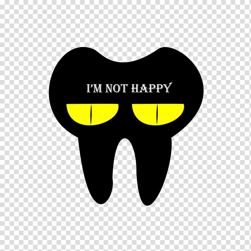Tooth pathology Dental Calculus Tooth decay Cartoon, Black teeth transparent background PNG clipart