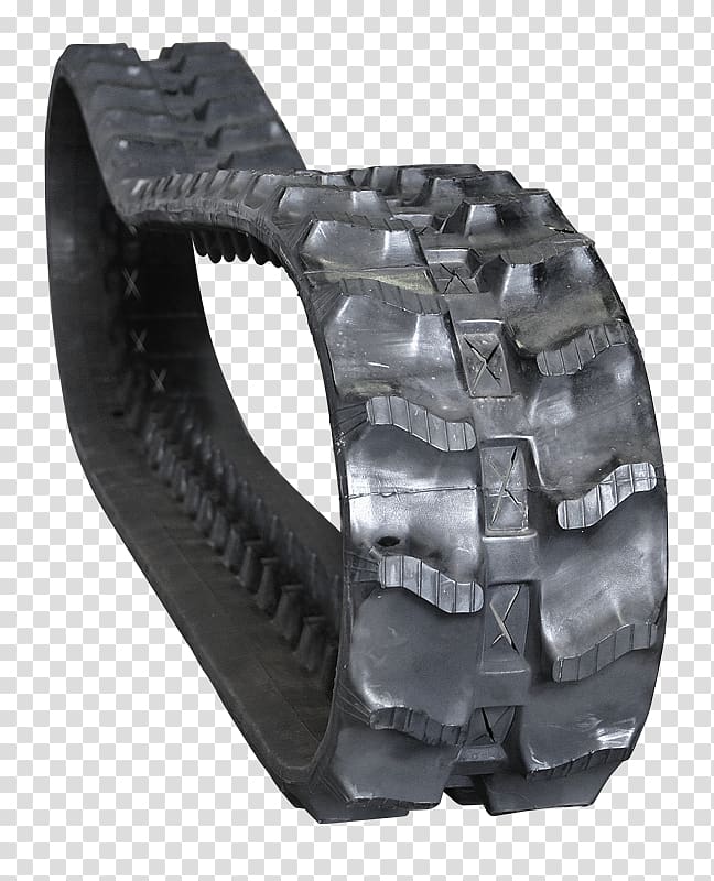 Tread Komatsu Limited Excavator Continuous track Natural rubber, excavator transparent background PNG clipart