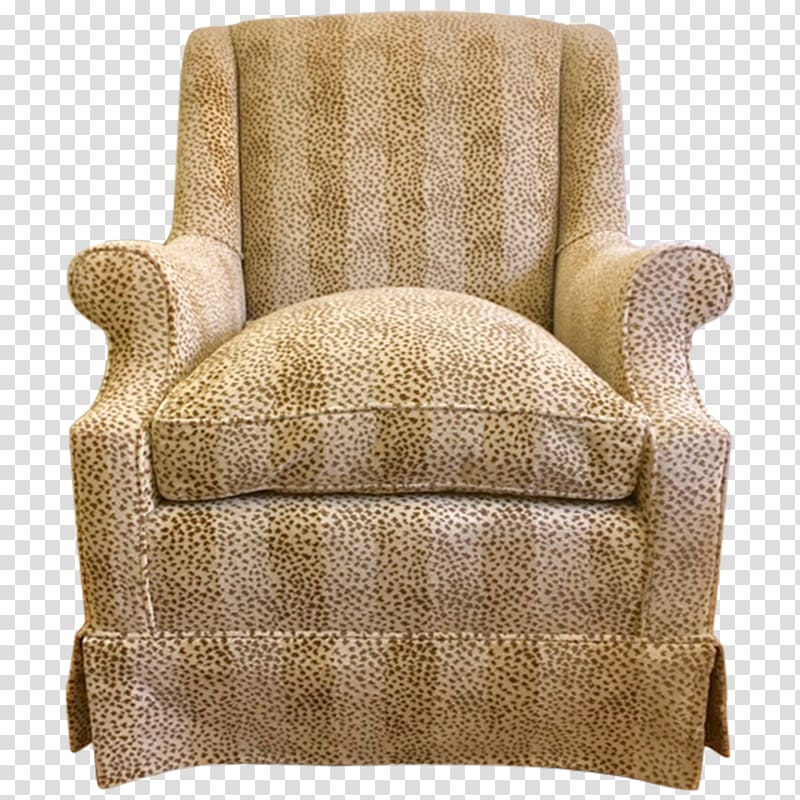 Club chair Furniture Upholstery Slipcover, chair transparent background PNG clipart