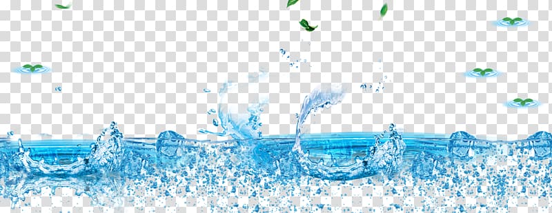 Water Drop, Blue Wave Spray transparent background PNG clipart