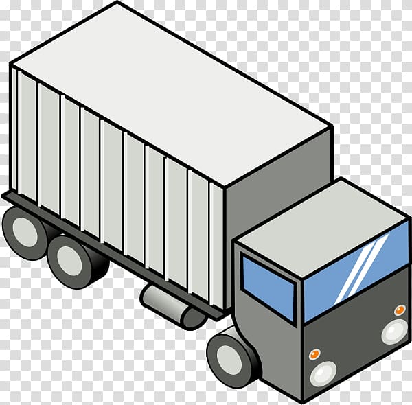 Pickup truck Semi-trailer truck , Cartoon Truck Drawings transparent background PNG clipart
