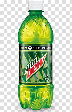 Mountain Dew labeled bottle, Mountain Dew Bottle transparent background PNG clipart