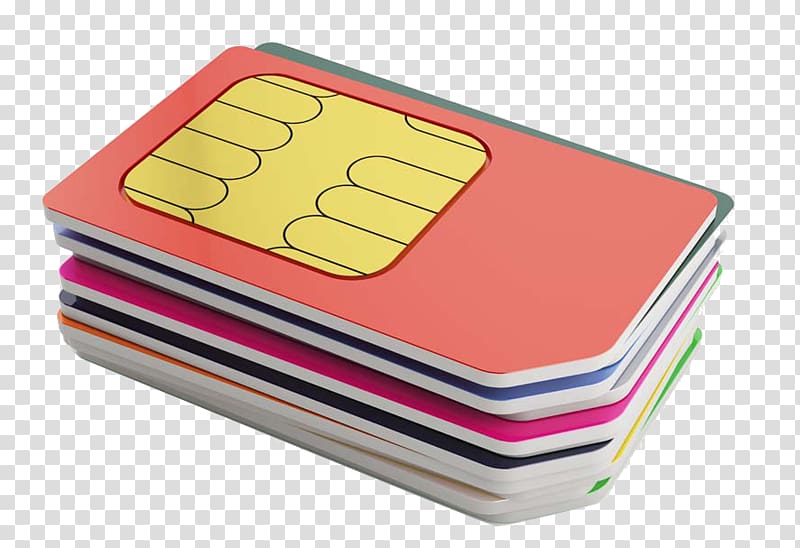 illustration Subscriber identity module Illustration, A stack of mobile phone cards transparent background PNG clipart