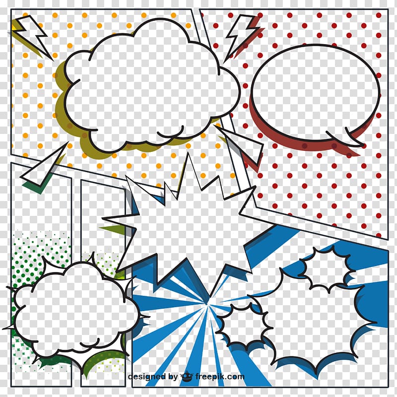 cloud thought illustrations, Comics Dialog box , Comic style transparent background PNG clipart