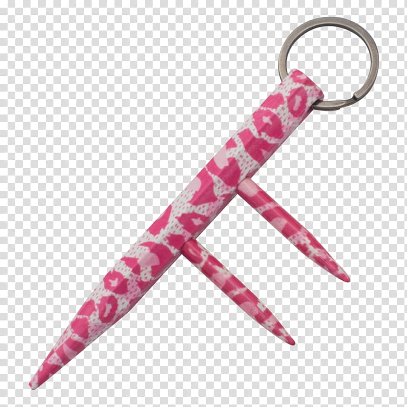 Key Chains Kubotan Self-defense Knife Weapon, martial arts chain knife transparent background PNG clipart