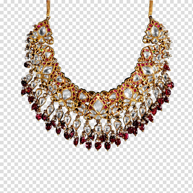 Jewellery Necklace Kundan Voylla Fashions Private Limited Portable Network Graphics, temple jewellery hyderabad transparent background PNG clipart