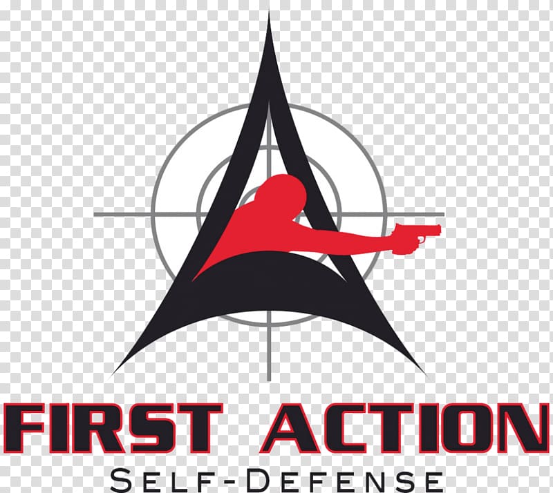 Logo Shooting Graphic design Combat, SELF DEFENCE transparent background PNG clipart