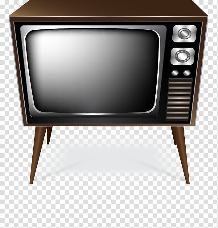 Television set Icon, Retro TV transparent background PNG clipart