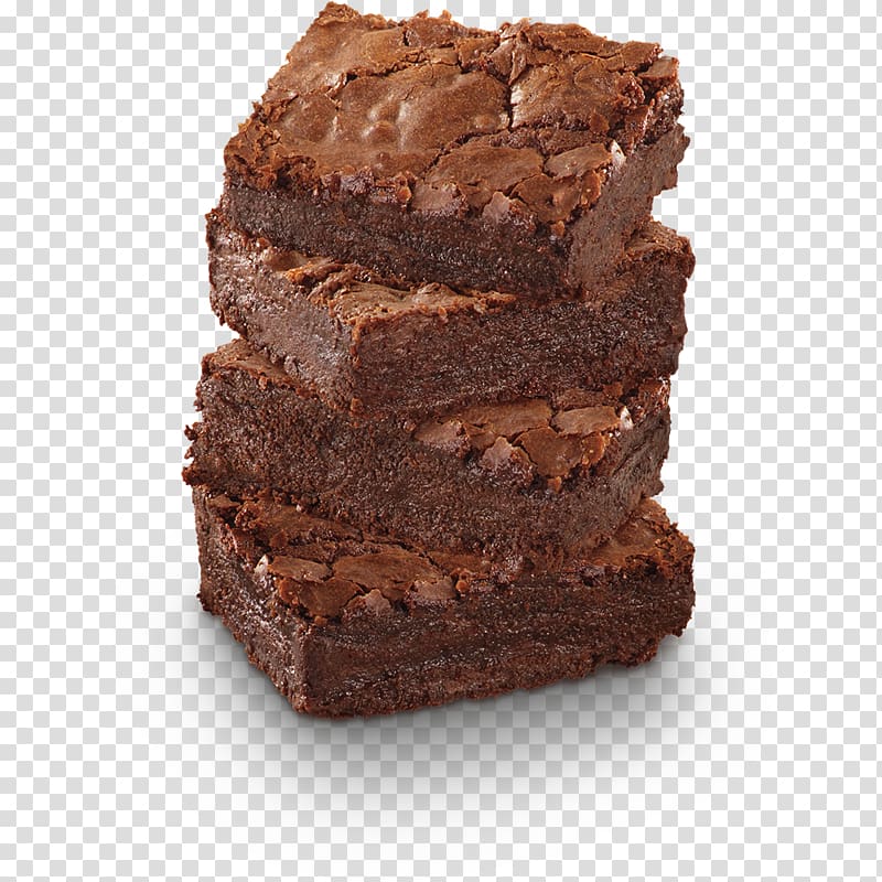 four brownies, Chocolate brownie Fudge White chocolate Recipe, chocolate cake transparent background PNG clipart