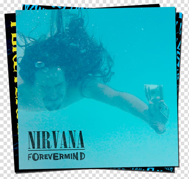Nevermind Nirvana Advertising Compact disc Turquoise, environmental album transparent background PNG clipart