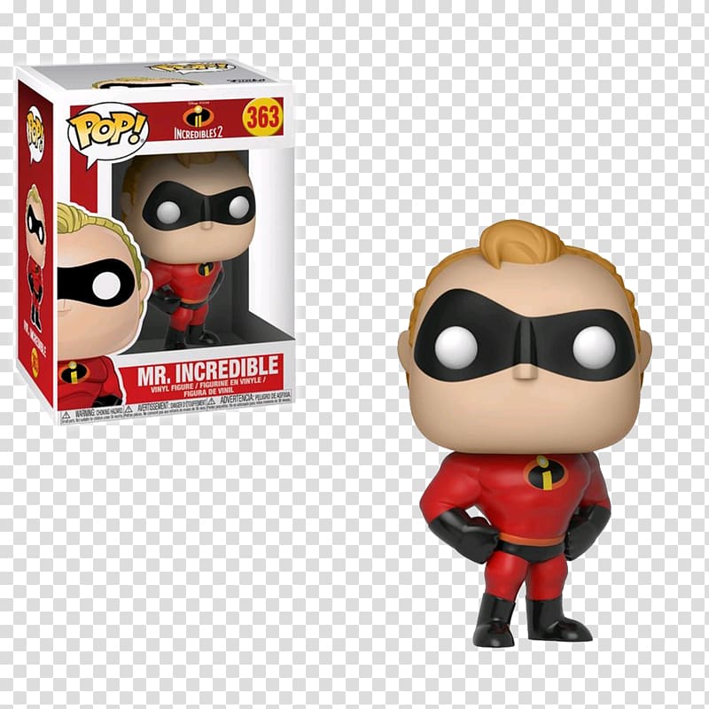 Mr. Incredible Frozone Jack-Jack Parr Funko The Incredibles, Mr Mrs Incredible transparent background PNG clipart