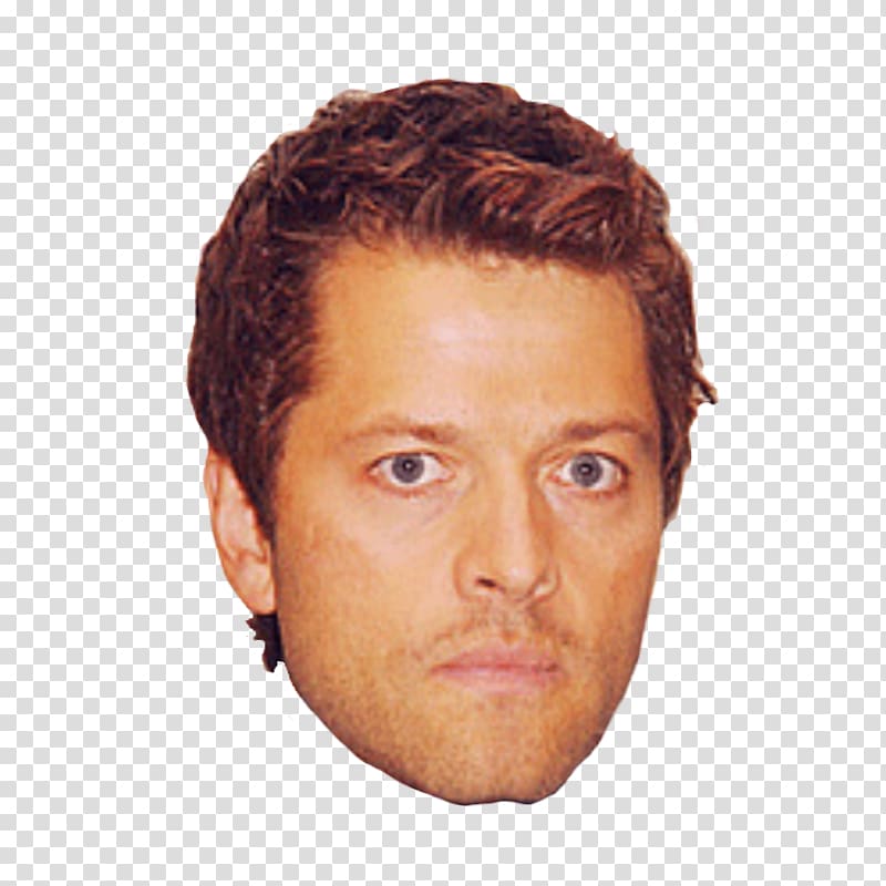 Misha Collins Supernatural Castiel Face, Get Face transparent background PNG clipart