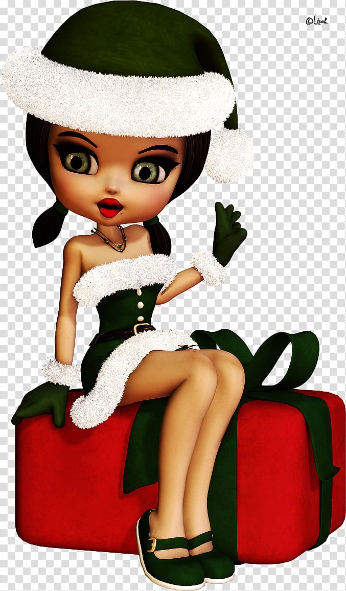 Drawing Open Christmas ornament, fortnite christmas girl transparent background PNG clipart