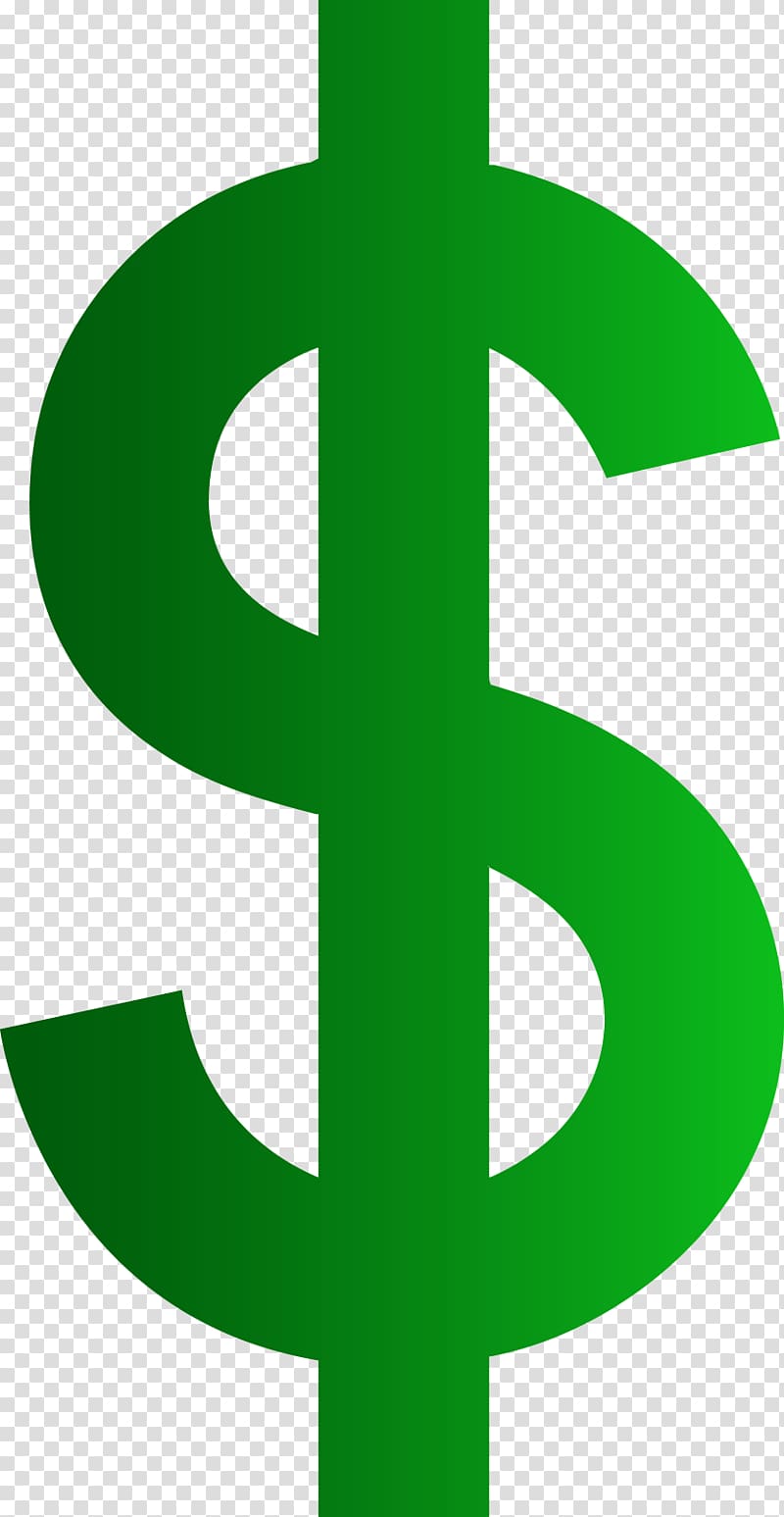 Dollar sign Currency symbol United States Dollar , Cute Signs transparent background PNG clipart