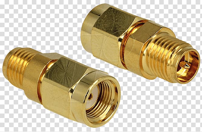 SMA connector Adapter Electrical cable RP-SMA Electrical connector, others transparent background PNG clipart
