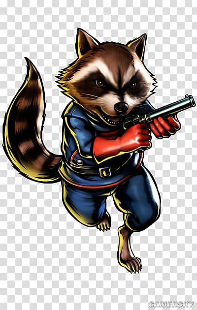 Ultimate Marvel vs. Capcom 3 Marvel vs. Capcom 3: Fate of Two Worlds Rocket Raccoon Marvel vs. Capcom: Infinite Marvel vs. Capcom: Clash of Super Heroes, rocket raccoon transparent background PNG clipart