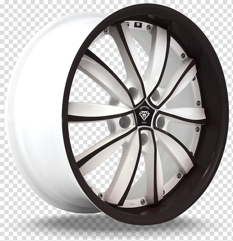 Alloy wheel Tire Rim Spoke, face side transparent background PNG clipart