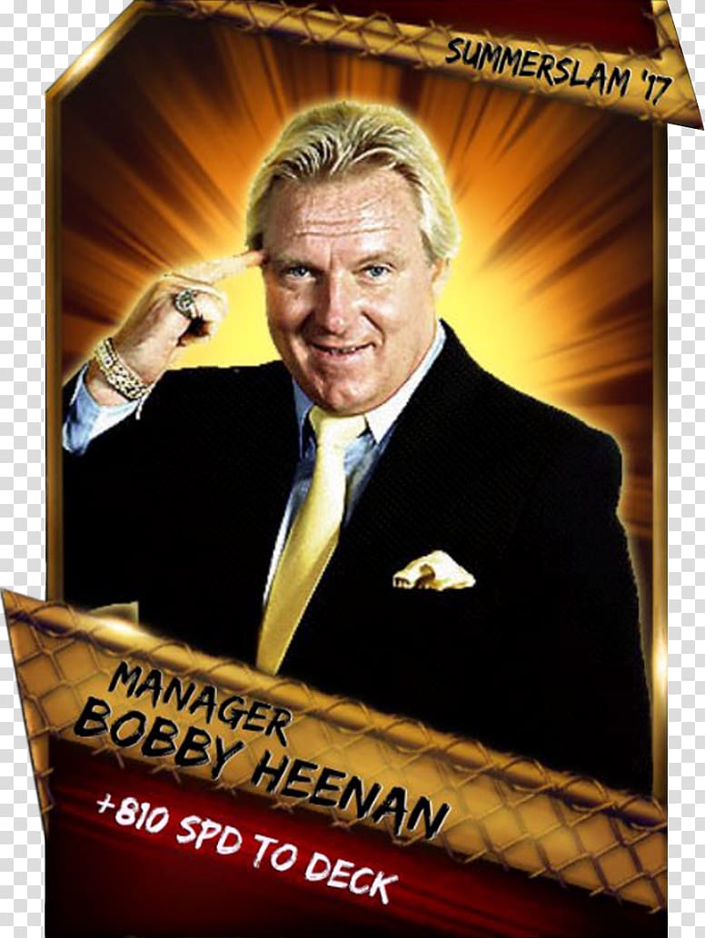 Paul Bearer WWE SuperCard SummerSlam WWE 2K, hotel card transparent background PNG clipart