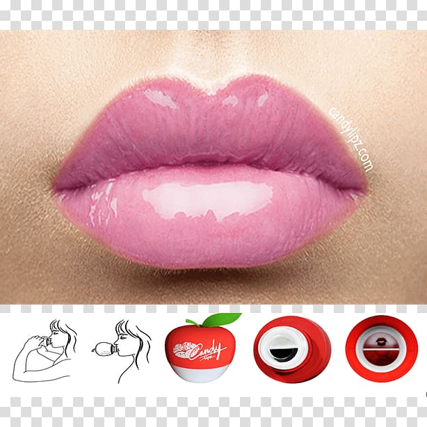 Lip augmentation Cosmetics Face Restylane, Lip Finger transparent background PNG clipart