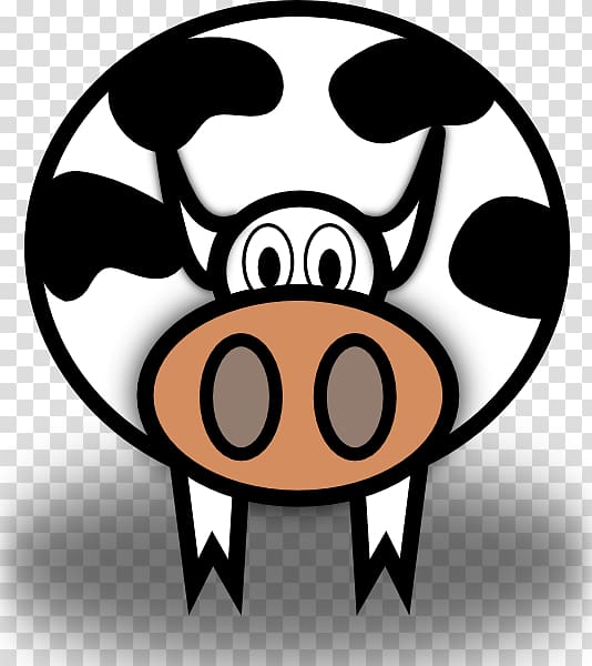 Ayrshire cattle Beef cattle Brahman cattle , Cartoon Cows transparent background PNG clipart