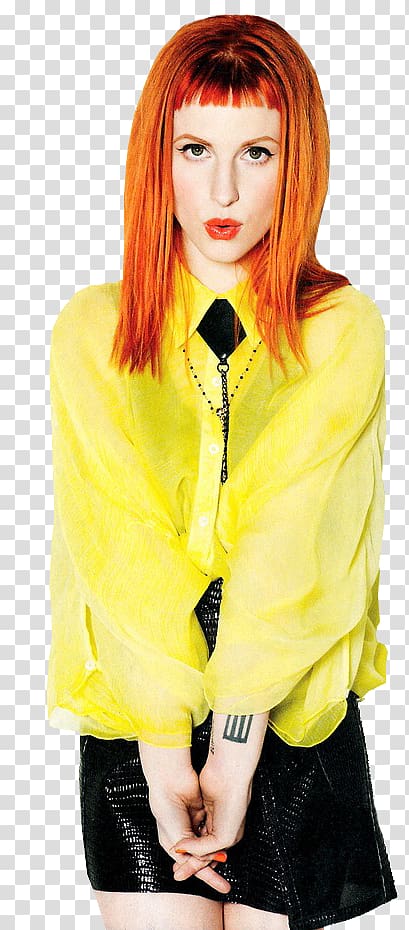 Hayley Williams Paramore Nylon Musician, Hayley Williams transparent background PNG clipart