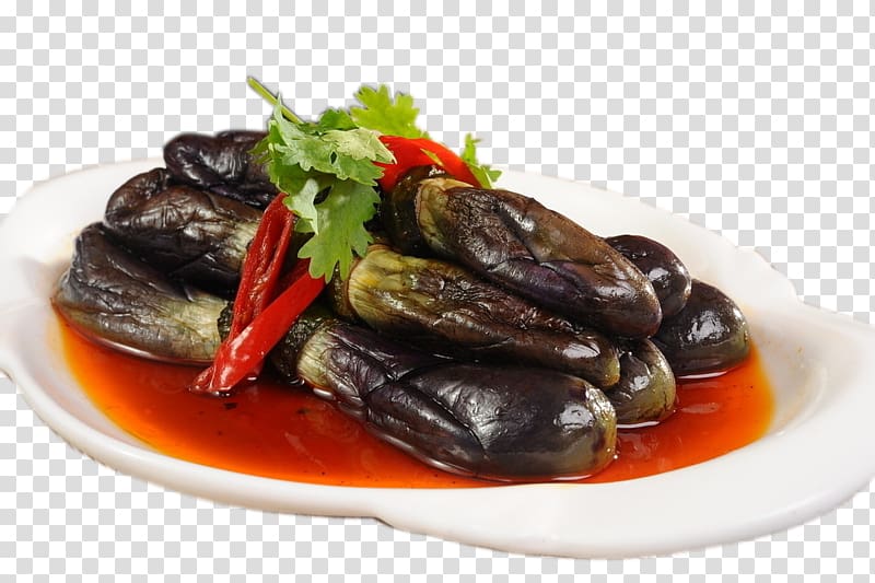 Vegetable Eggplant Food Chili oil, Delicious eggplant transparent background PNG clipart