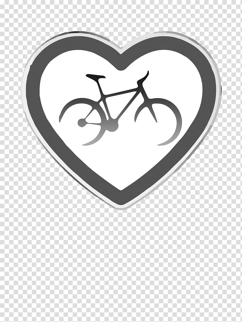 Heart Tandem bicycle Mode of transport, heart transparent background PNG clipart