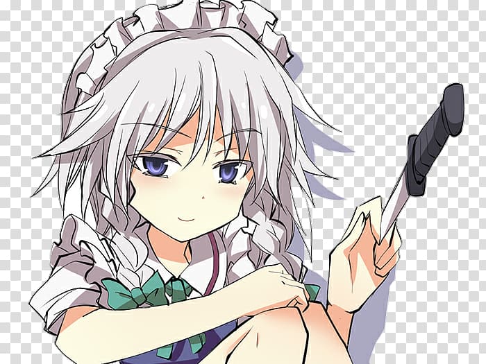 Anime Internet forum Sakuya Izayoi Laughter Face, Anime transparent background PNG clipart