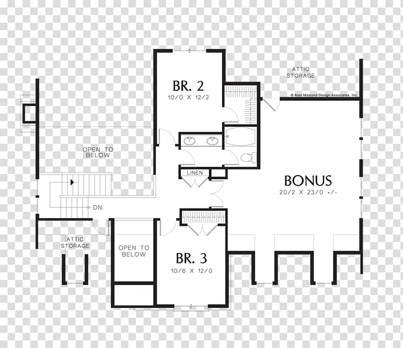 Floor plan House plan, a roommate on the upper floor transparent background PNG clipart
