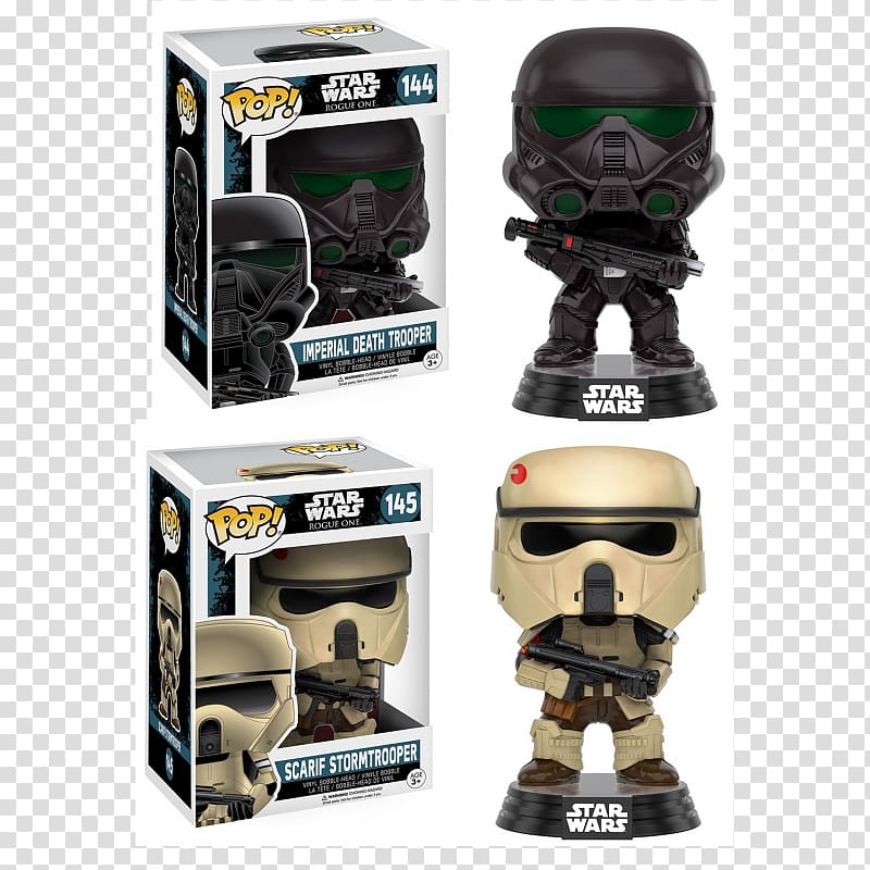 Stormtrooper Funko Bobblehead Action & Toy Figures Scarif, stormtrooper transparent background PNG clipart