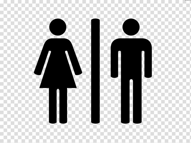 Unisex public toilet Bathroom Gender symbol, gender transparent background PNG clipart