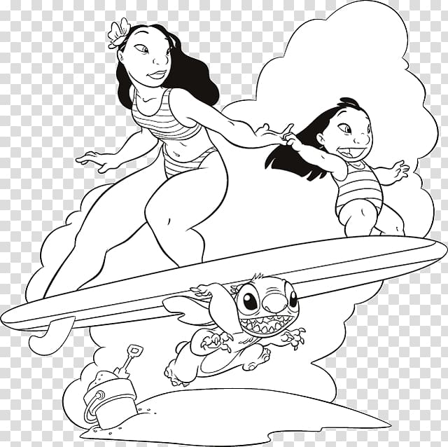 lilo and stitch hula coloring pages