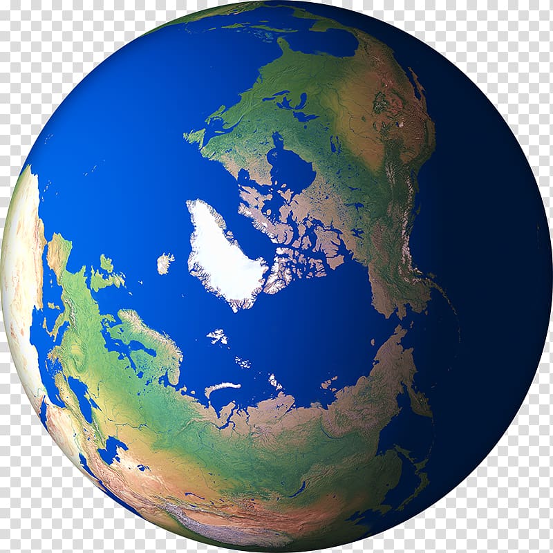 Earth Globe Arctic, 3D-Earth-Render-15 transparent background PNG clipart