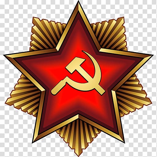 Soviet Union Hammer and sickle Red star Communism, soviet union transparent background PNG clipart